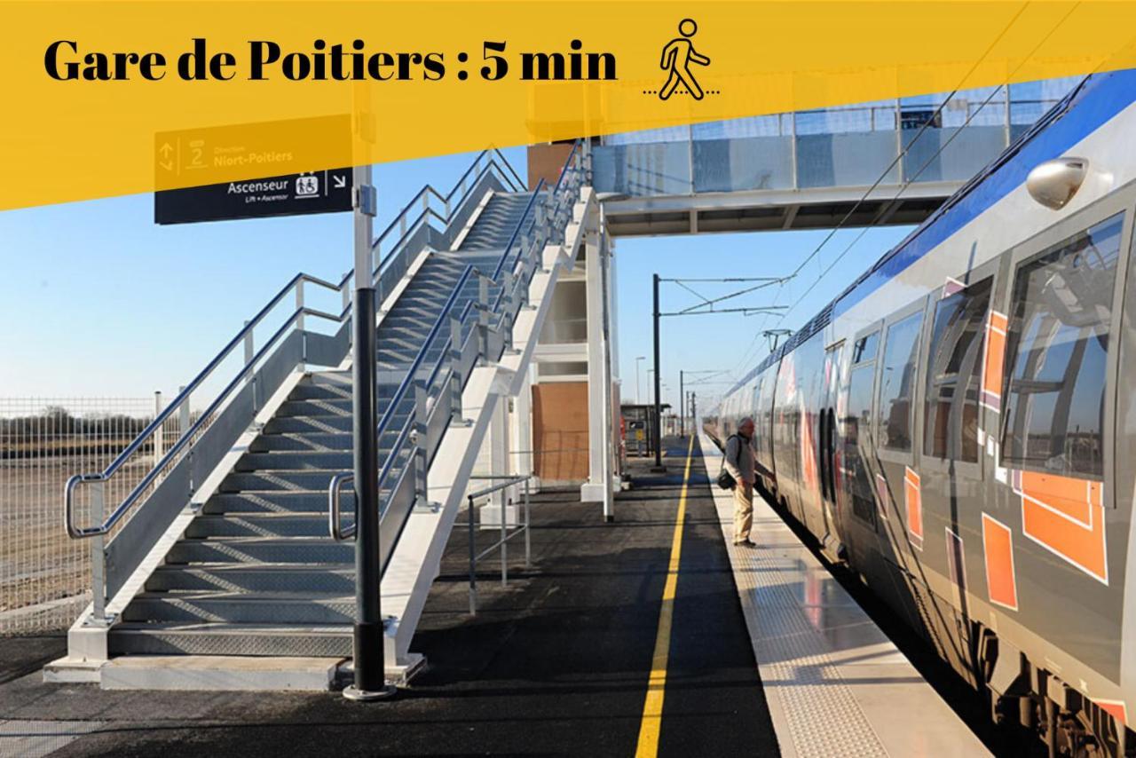 Le Cosy By Goodbnb - Proche Gare - 15Min Futuroscope Poitiers Luaran gambar